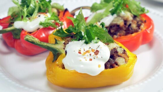    30 минут на кухне: фаршированные перцы под сырной корочкой в духовке Ксения Пудовкина