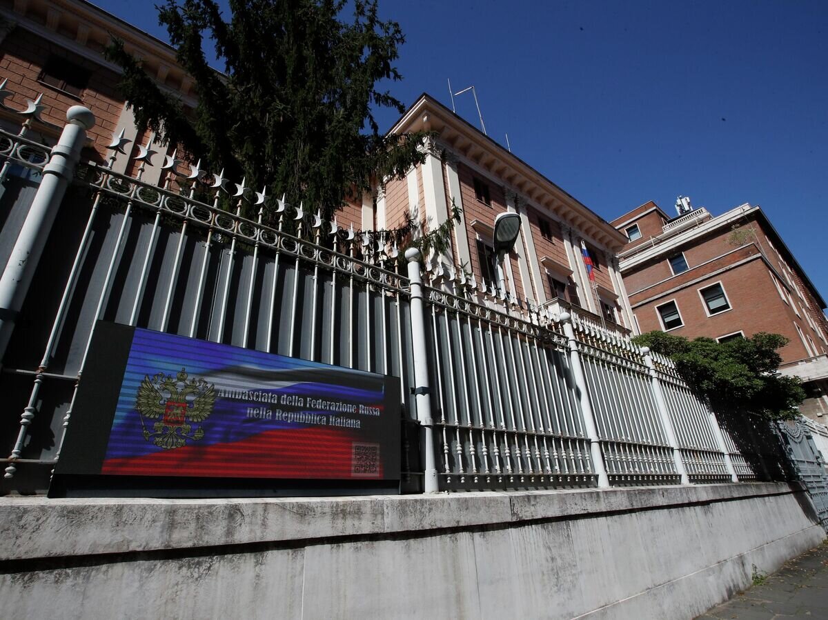    Здание посольства РФ в Риме© AP Photo / Alessandra Tarantino