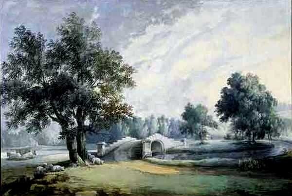 "Дорога в усадьбу Братцево. Мостик"