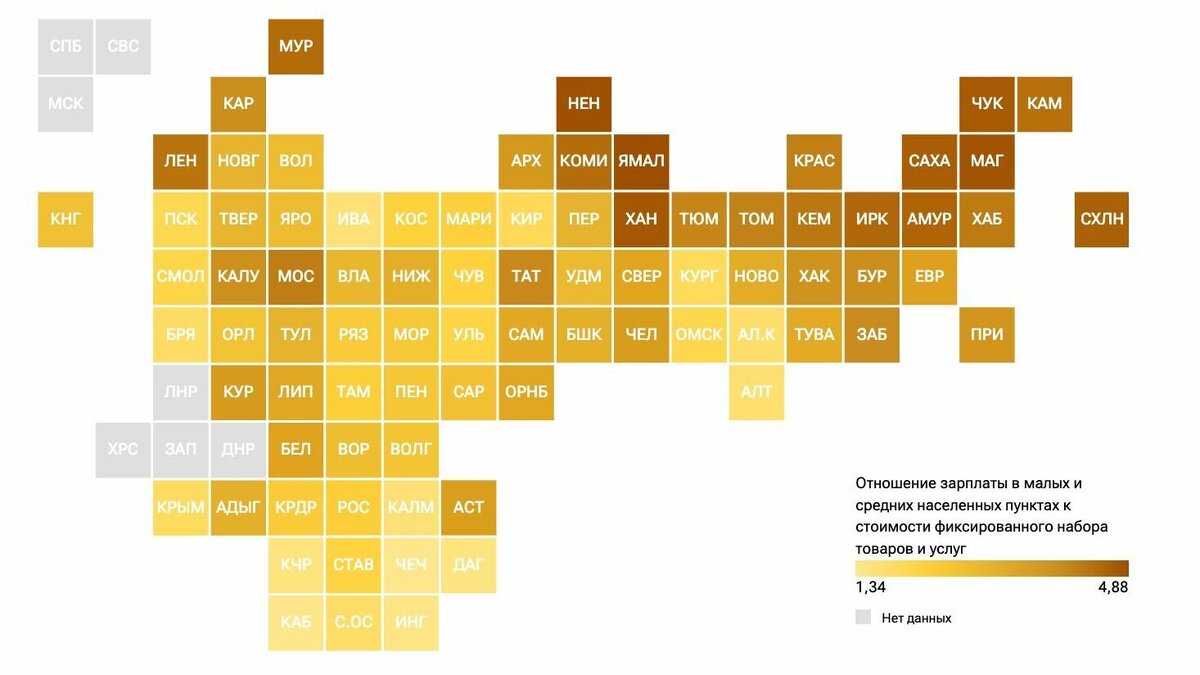     Хакасия оказалась на 25 месте в рейтинге регионов России по зарплатам в малых и средних населенных пунктах.