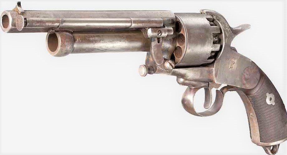 Револьвер Ле Мата. Вид слева.