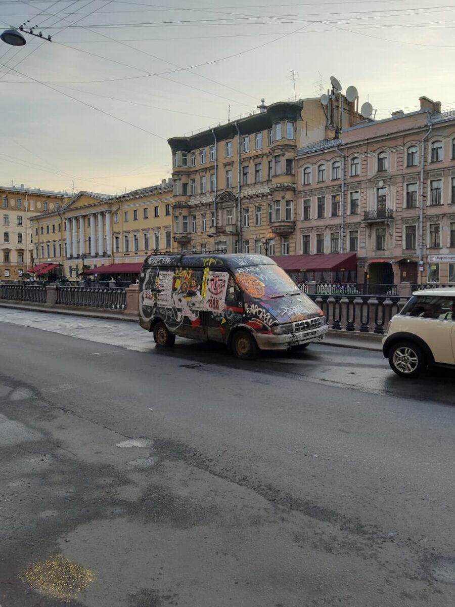 Рекламобиль. Все фото автора.