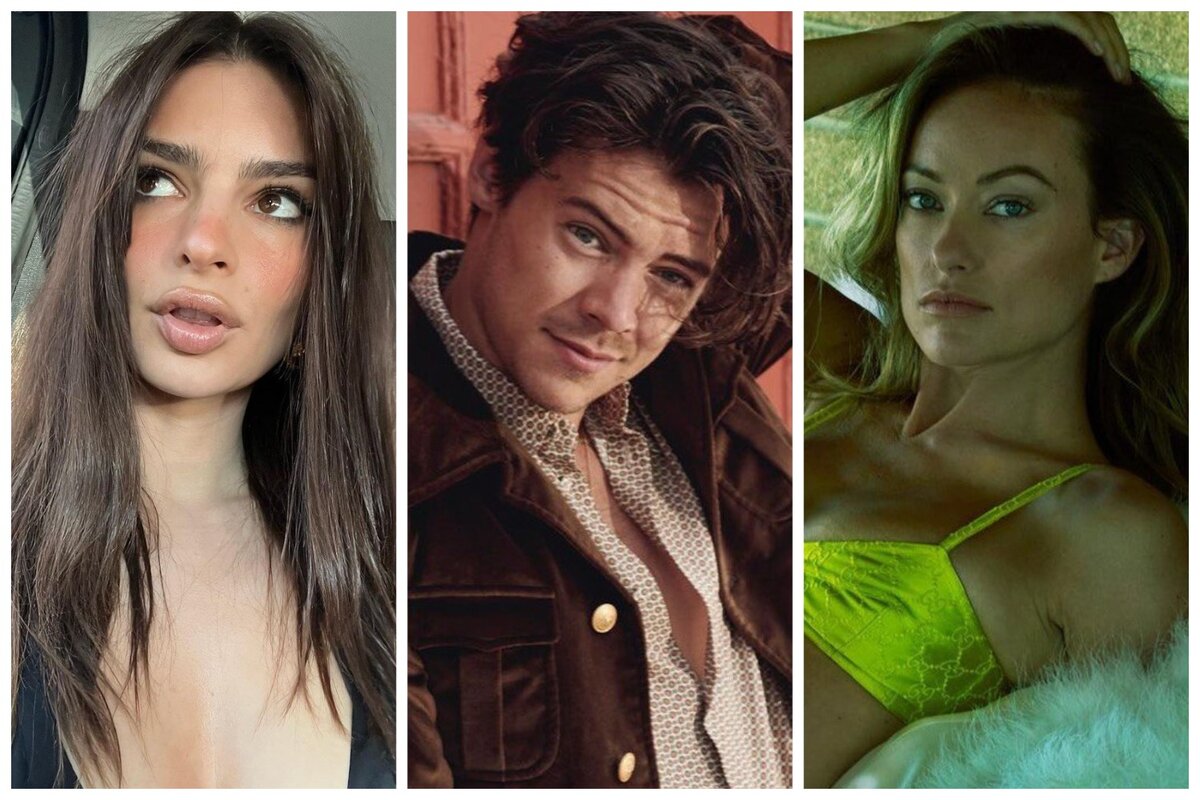 Эмили Ратаковски, Гарри Стайлс, Оливия Уайлд