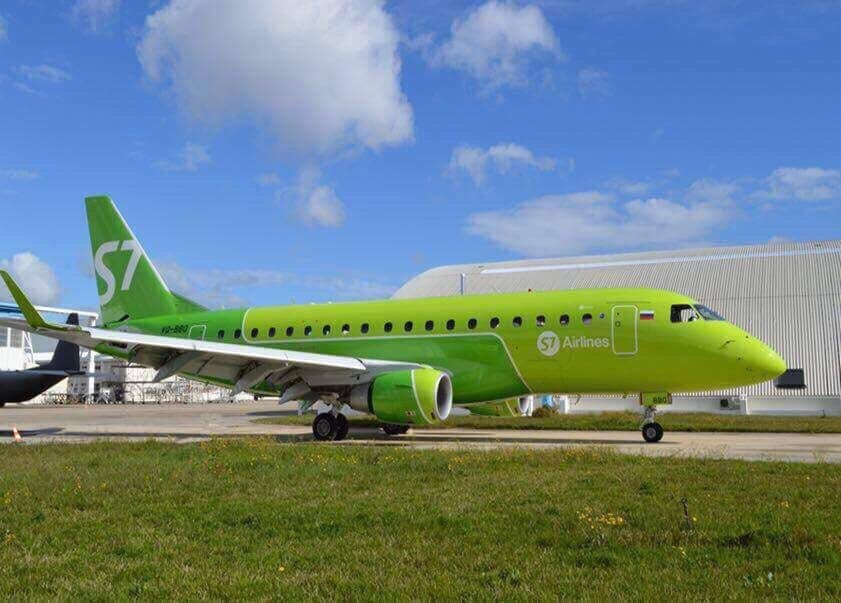 Embraer-170 VQ-BBO в новой ливрее S7 Airlines  📷
