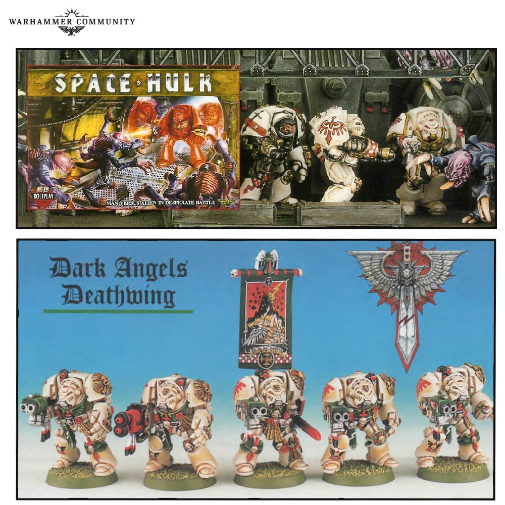 Оригинальные Терминаторы Крыла Смерти (вверху) из Космического Халка в сопровождении культового Капитана Терминаторов и (внизу) первые металлические Терминаторы Крыла Смерти.