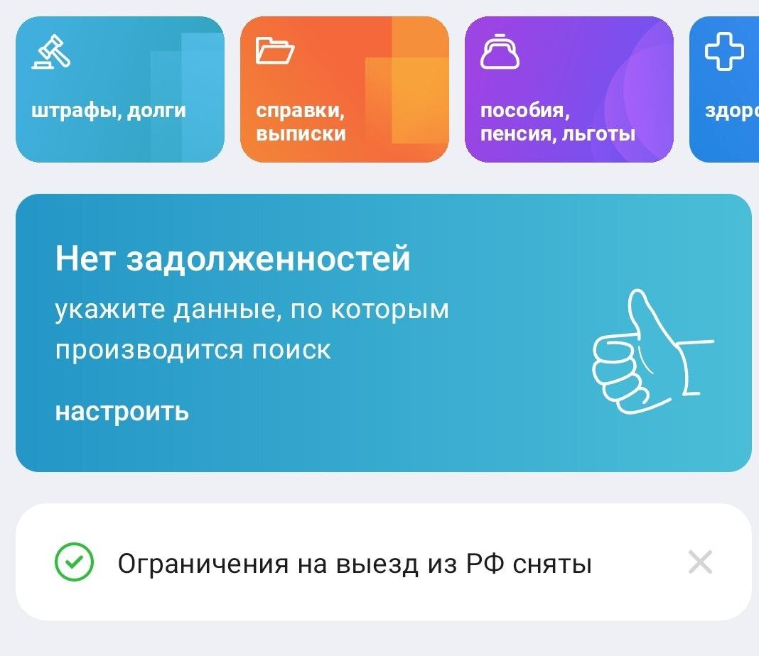 Скриншот из моего кабинета Госуслуги