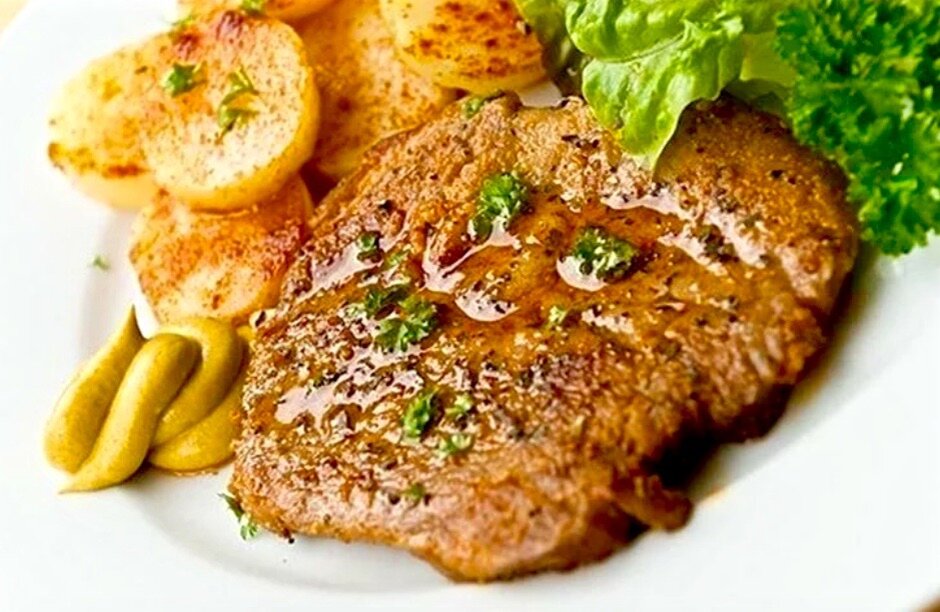 Отбивные св итальчнском маринаде.