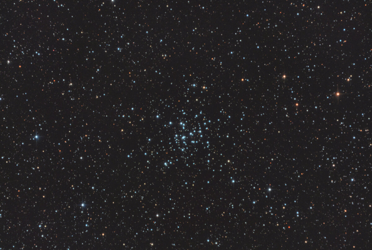 Рассеянное звёздное скопление M36  
Снято 13.03.2023 через телескоп Sky-Watcher BK P2001 
на камеру ZWO ASI294MC Pro + фильтр Optolong L-Pro
Сложено 24 кадра по 90 секунд.  Gain 120