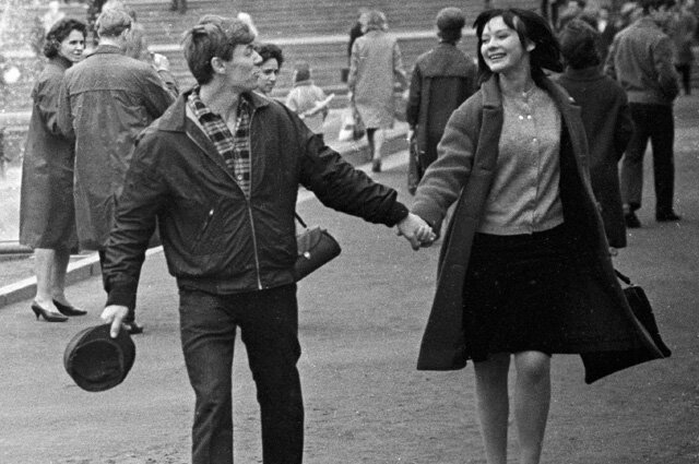    Людмила Савельева и Александр Збруев, 1966 г. Фото:  РИА Новости/ Мирослав Муразов