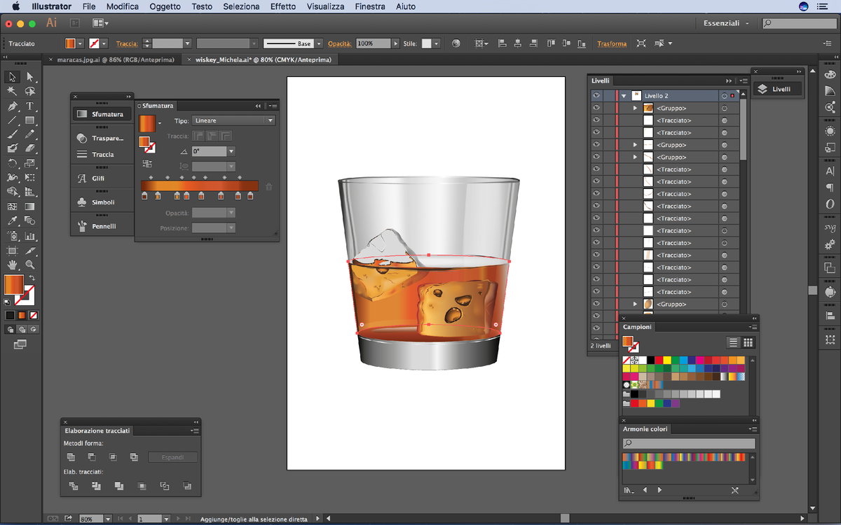 В каком режиме можно увидеть как будет выглядеть рисунок при печати в adobe illustrator