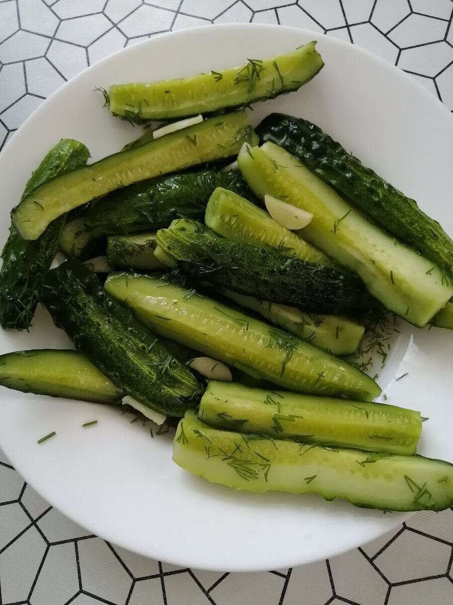 Огурцы быстрого посола