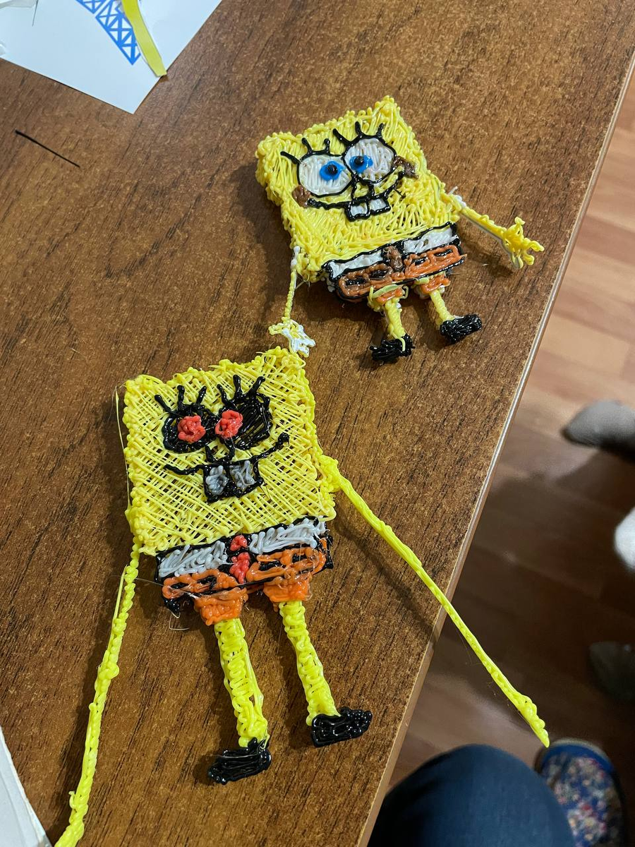 Первые 3D модели, которые сын заставил делать меня