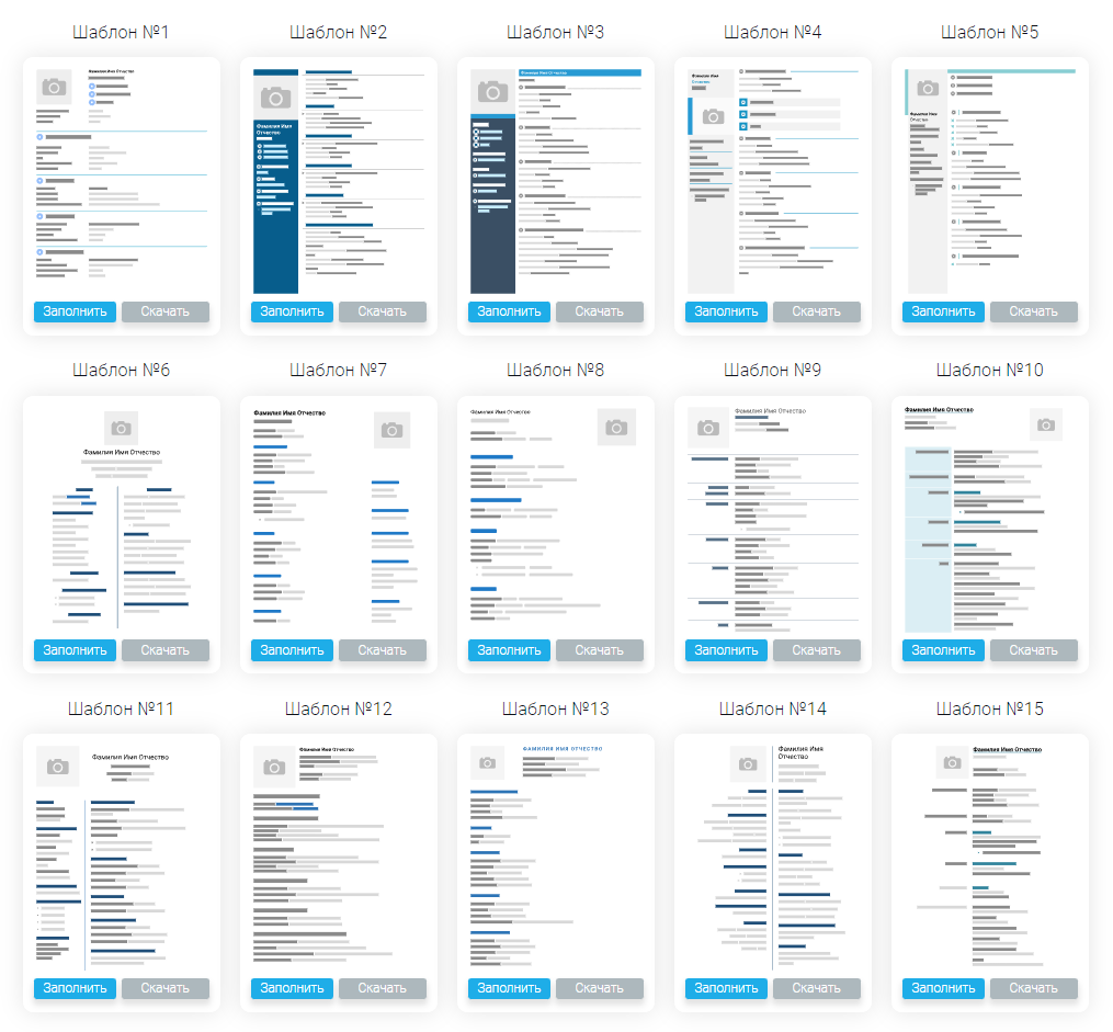 Пустые бланки резюме на работу в 2023 году - подборка | ResuVisor - Ваш  профессиональный карьерный инструмент | Дзен