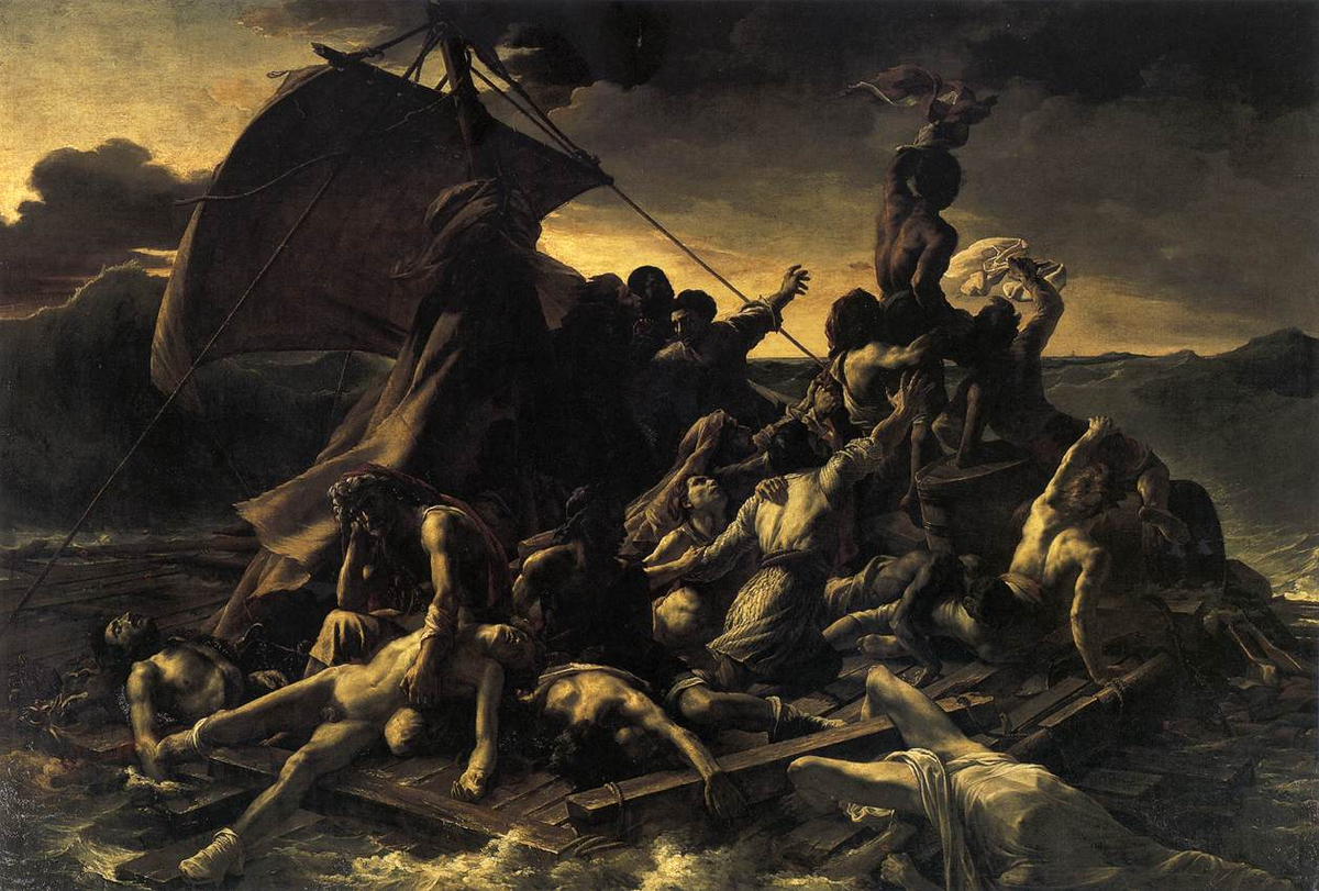 Плот «Медузы», Т. Жерико, 1817. Фото с сайта https://ru.wikipedia.org/