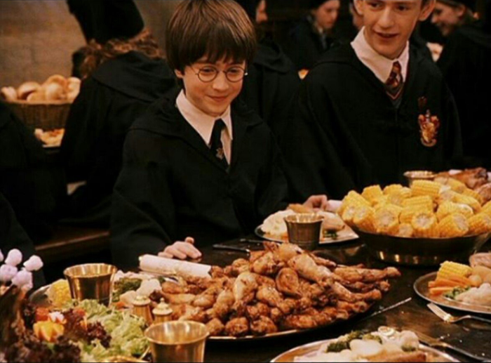 Столовая в Гарри Поттере