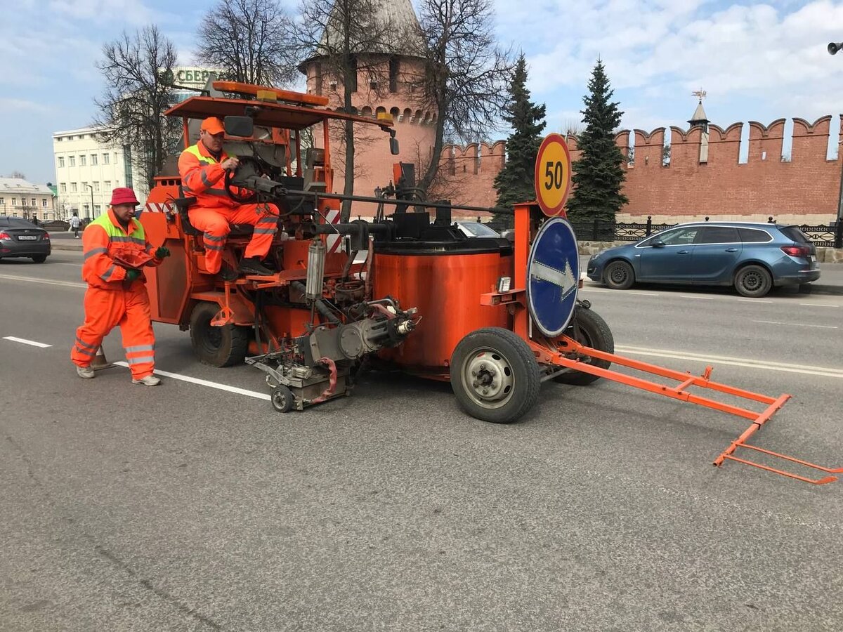 Дорожная разметка станет новой на 170 улицах и 907 пешеходных переходах |  Вести Тула | Дзен