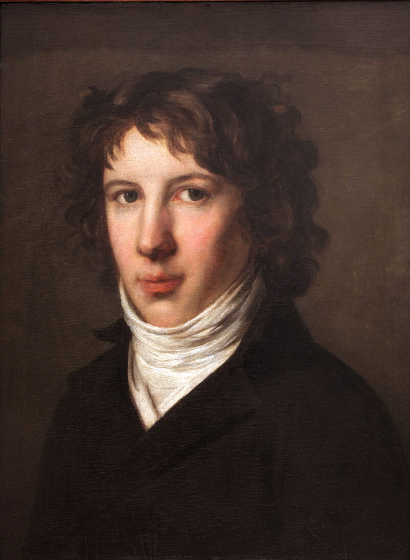 Сен-Жюст. 1793 год. Этот портрет считается одни из самым известным в галерее других портретов кисти Прюдона. 
