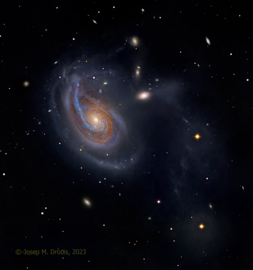 Arp 78: Peculiar Galaxy in Aries Image Credit & Copyright: Josep Drudis