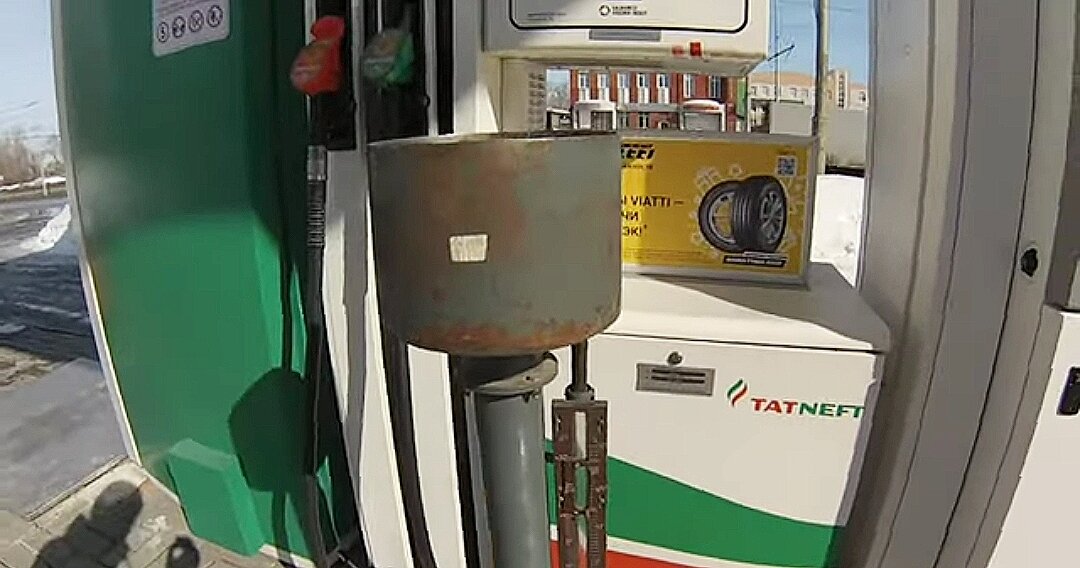 На заправке Татнефти