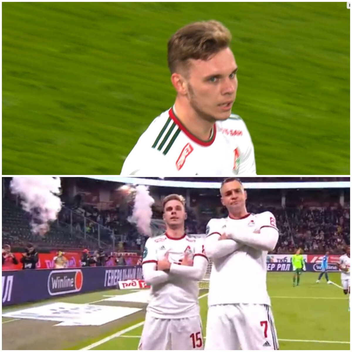 Максим Глушенков и Артём Дзюба👍