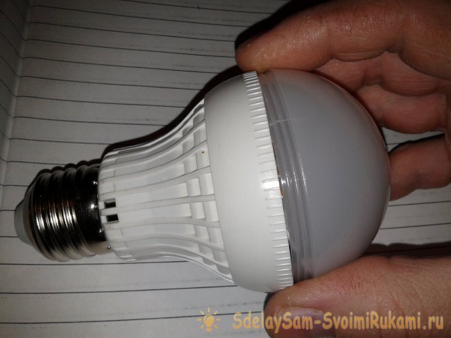 Ремонт светодиодной лампы своими руками