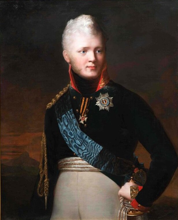 Портрет императора Александра I. Художник Монье Ж.Л. Россия. 1806 г. (?)