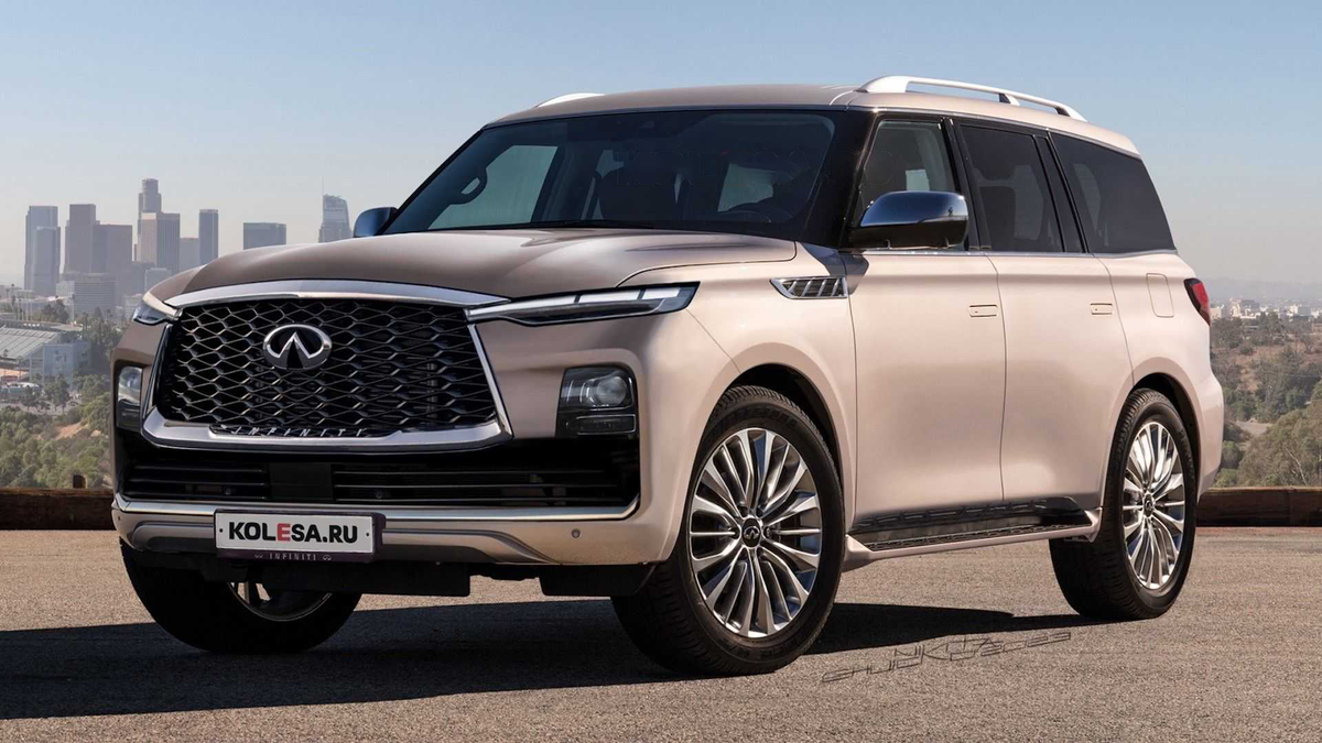 На чем ездить в 2024 году. Новый Infiniti qx80. Новый Инфинити qx80 2024. Новый Инфинити qx80 2023. Infinity внедорожник qx80.