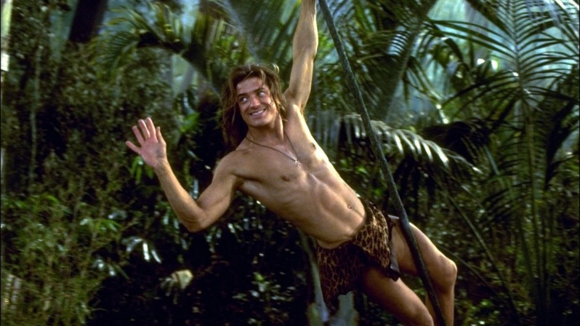 Брендан Фрейзер в фильме «Джордж из джунглей»