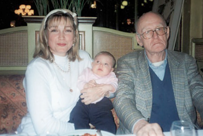 Наталья Захарова и Патрик Уари с дочерью