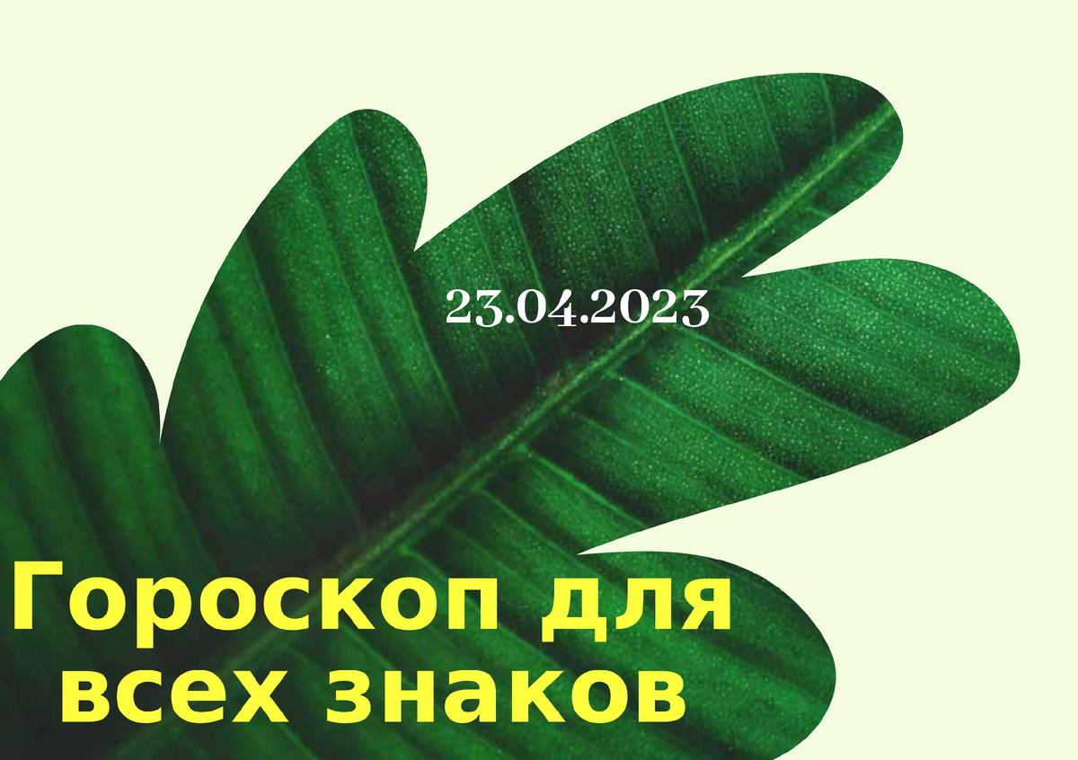 Гороскоп на 23 апреля 2023 года для всех знаков
