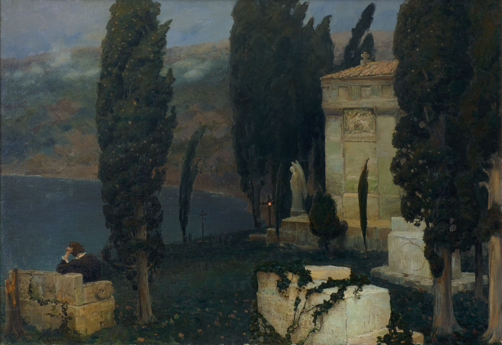 Аполлинарий Васнецов. Элегия. 1893 год. Государственная Третьяковская галерея