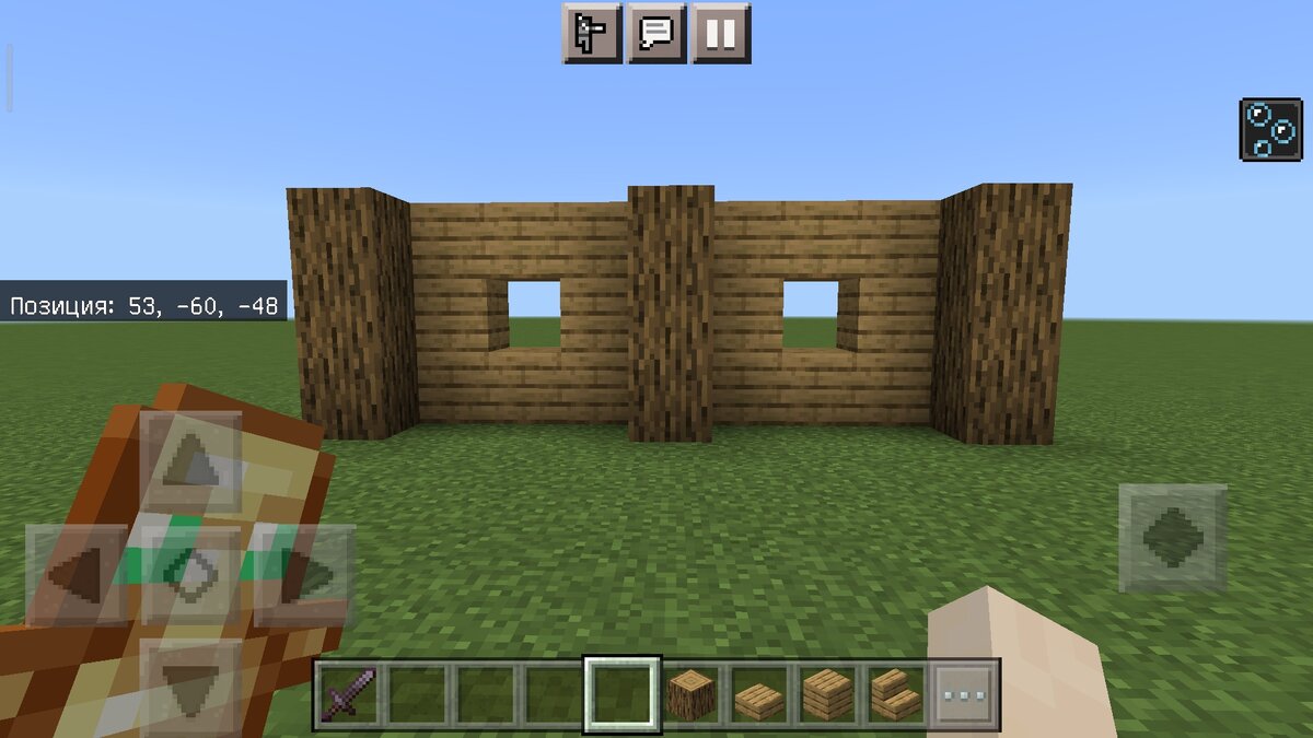 Колонны, ствол дуба