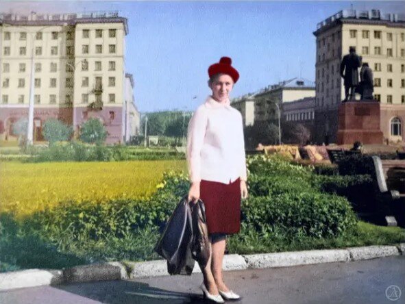Фото из семейного альбома Евгения Даринцева. 1969. http://aminoff.ru.