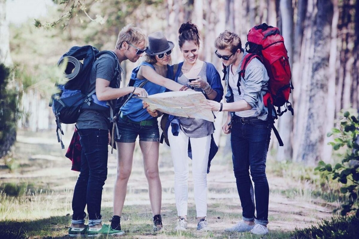 Wilderness Camping back to nature girl