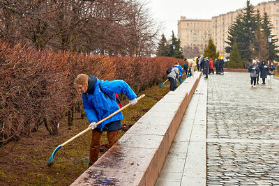    Субботник в Москве ©М. Денисова Сайт мэра Москвы