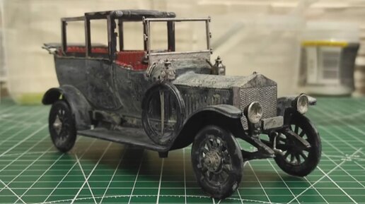 Как собрать и покрасить модель Rolls Royce Silver Ghost от фирмы Моделист в 1/32 масштабе