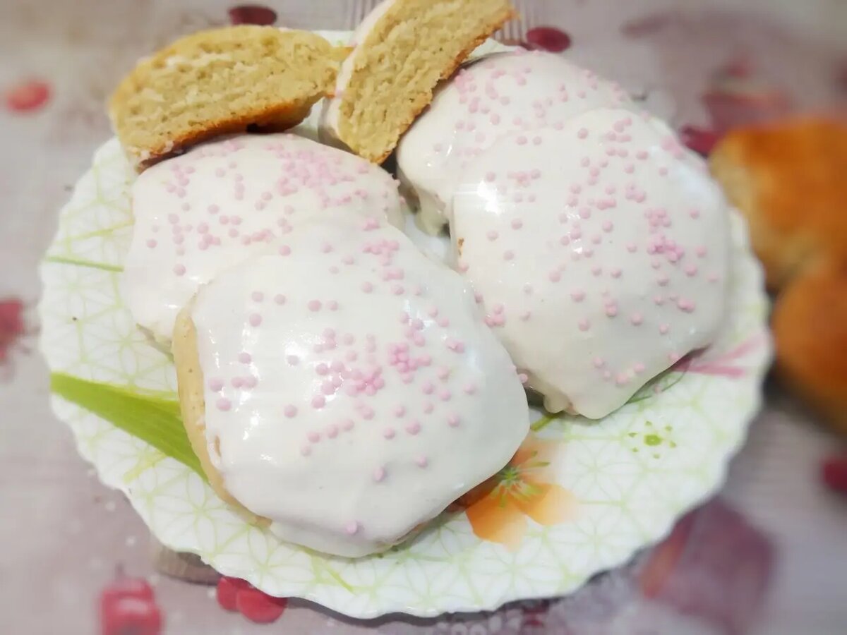 Пряники в глазури и сгущенного и сухого молока