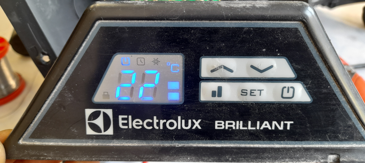 Обогреватель Electrolux Brilliant ECH/B-1500 не включается Ремонт ...