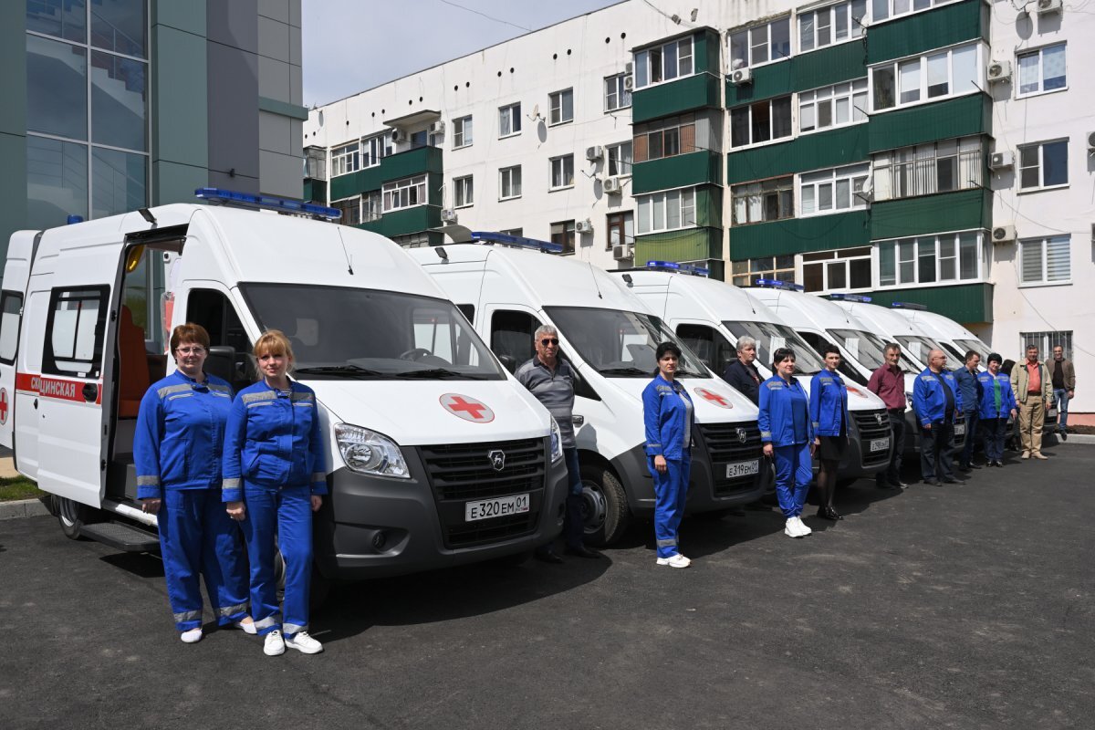    Автопарк скорой медпомощи Адыгеи пополнился новыми автомобилями