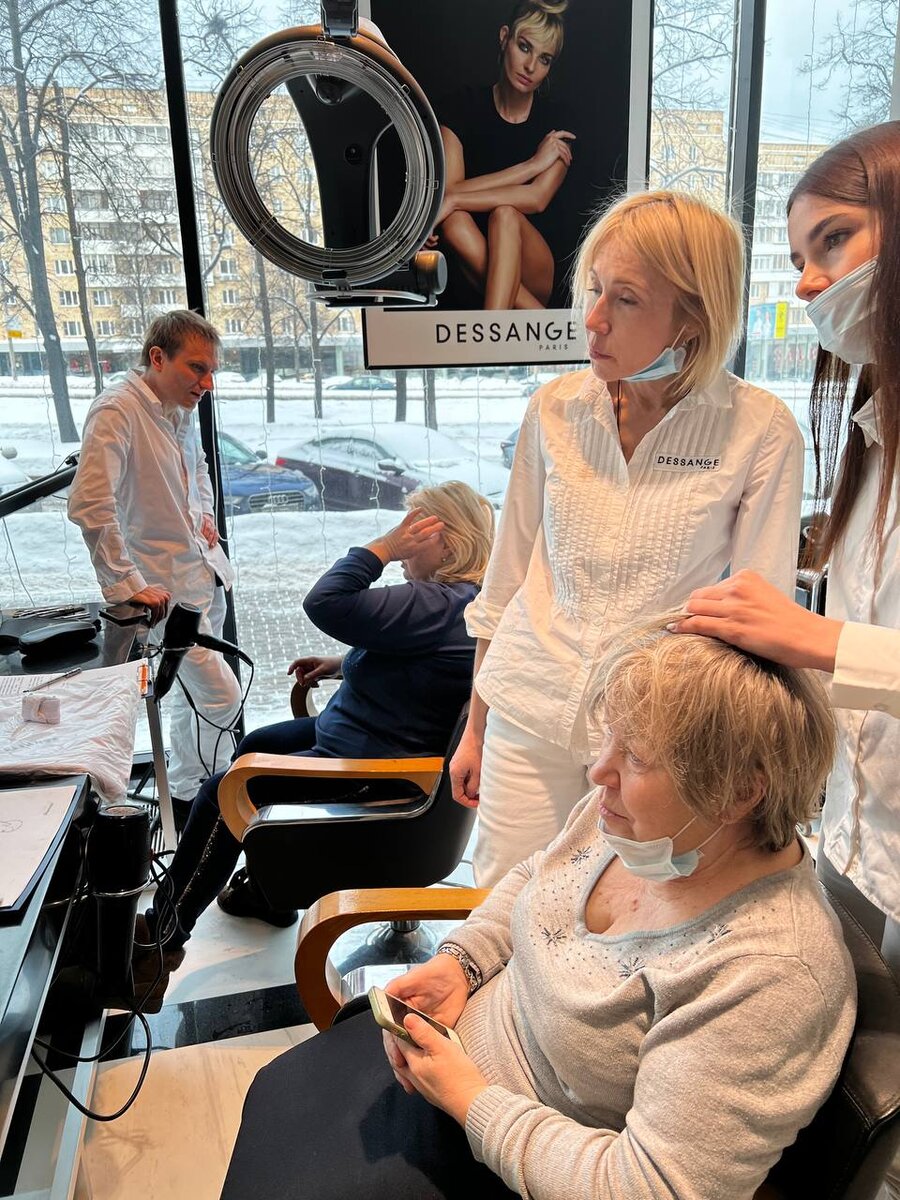 Самая основная работа идёт ещё до начала стрижки! 