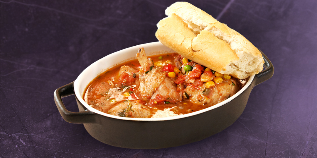 Ароматнейшее рагу из курицы с овощами и специями