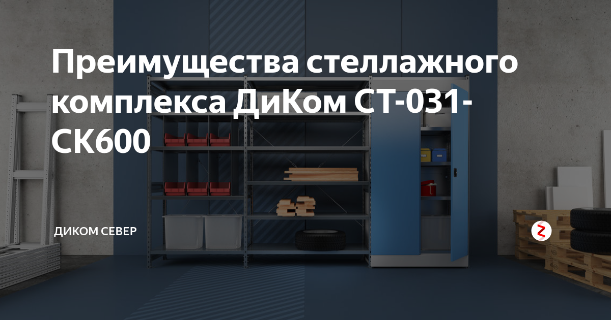 Стеллажный комплекс ст 031 ск600 диком