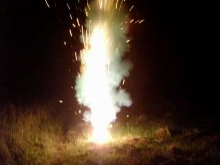 Магний и марганцовка