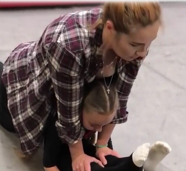 тренировка дочери Эдгарда