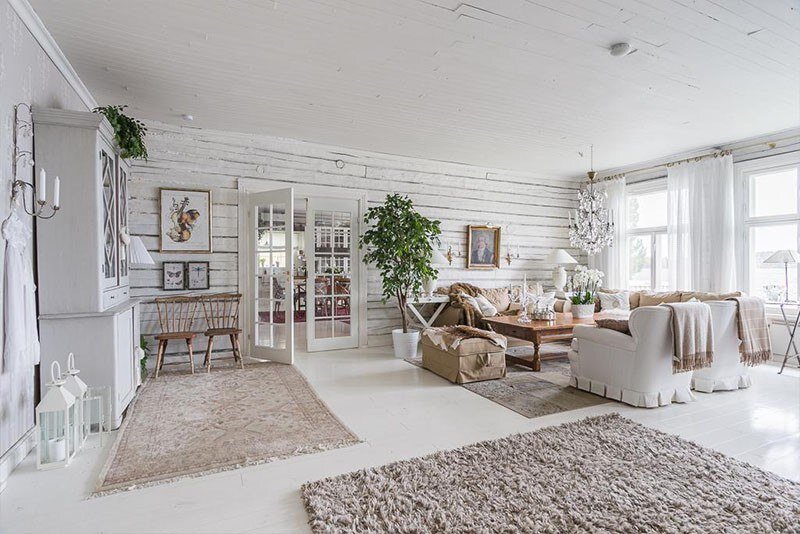 Дизайн интерьеров деревянных домов Lumi Polar - это финская точность и итальянская любовь