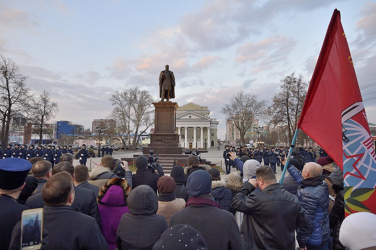 Открытие памятника Петру Столыпину в Челябинске