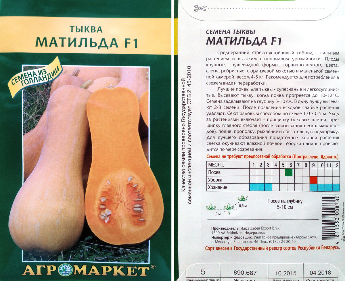 Семена были в таком пакетике от белорусского фасовщика семян "Агромаркет".