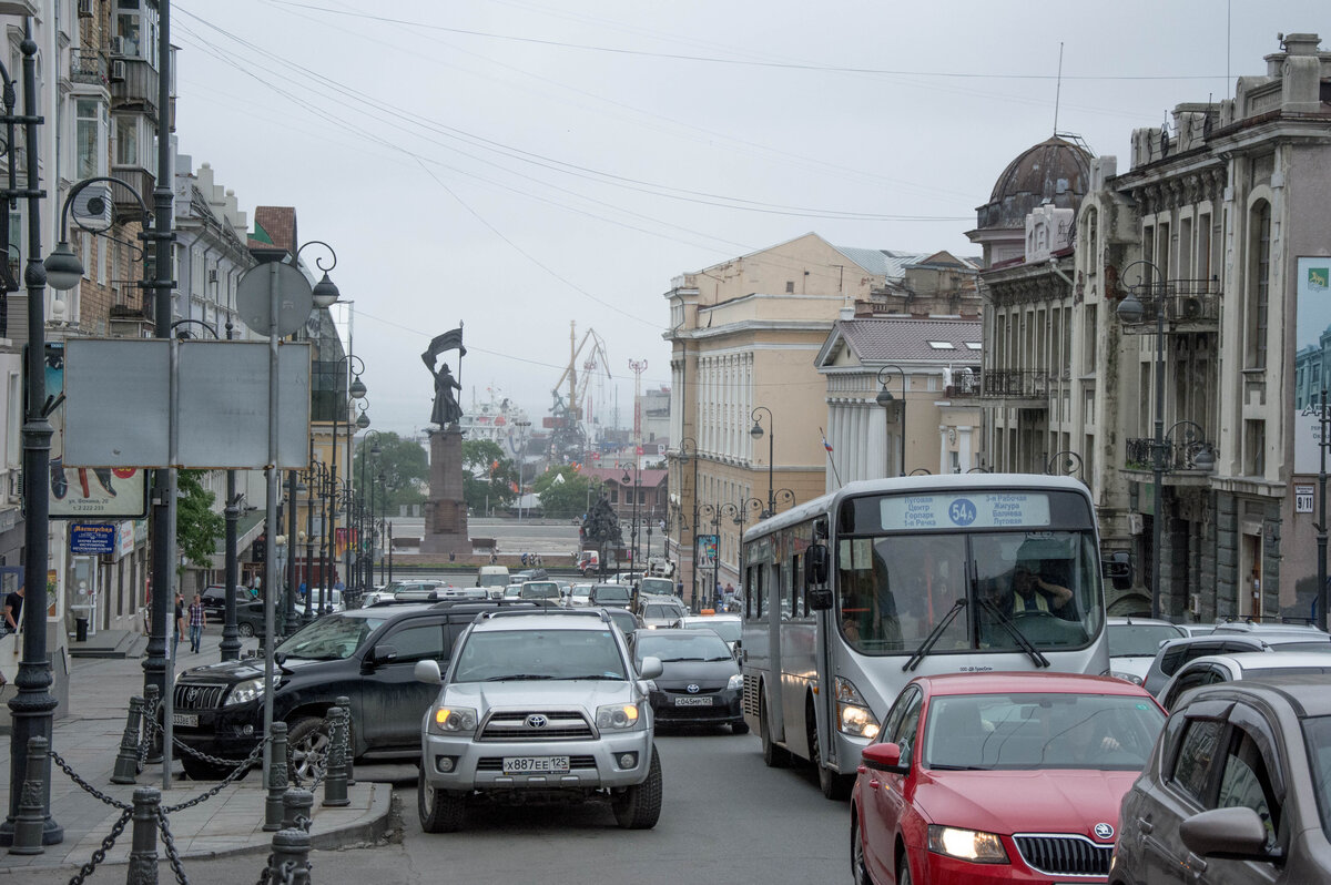 Владивосток карта города океанский проспект