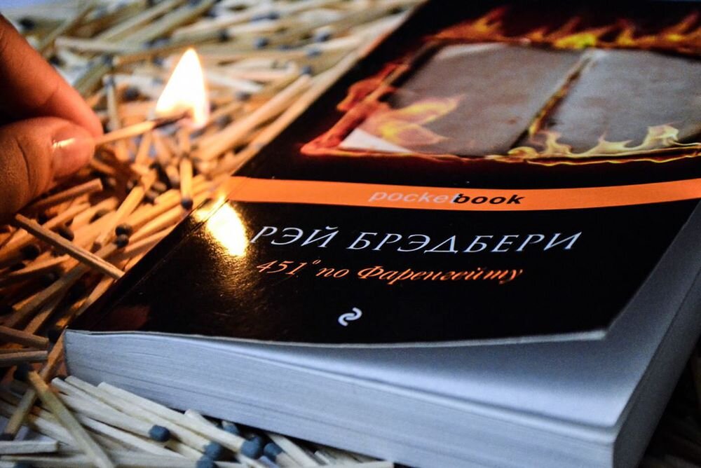 Книга идеальный вид. 451 Градус по Фаренгейту книга.