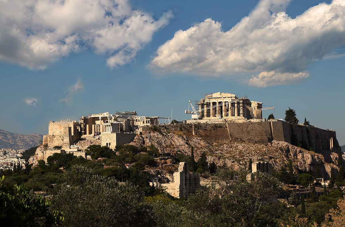 Акрополь с холма Филопаппа